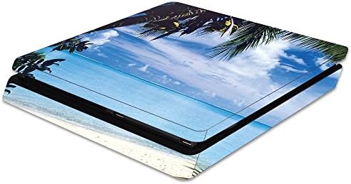 עור Mainyskins תואם לקונסולת Sony PS4 Slim - Beach Bum | כיסוי עטיפת מדבקות ויניל מגן, עמיד וייחודי ויניל